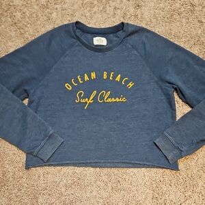 Marine Layer Ocean Beach Surf Classic Blue Sweatshirt